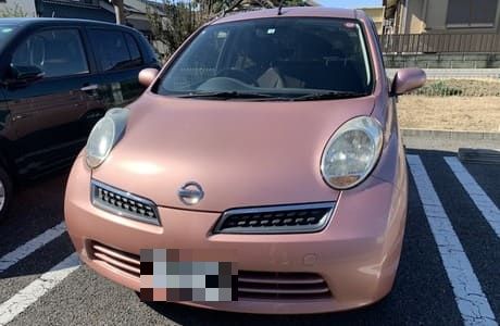 日産 マーチ(自走可能) 滋賀県から奈良県へ陸送